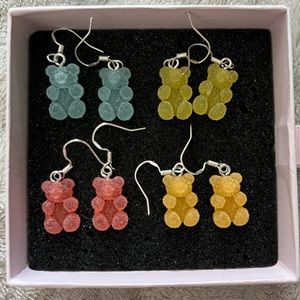 Gummy bear earrings